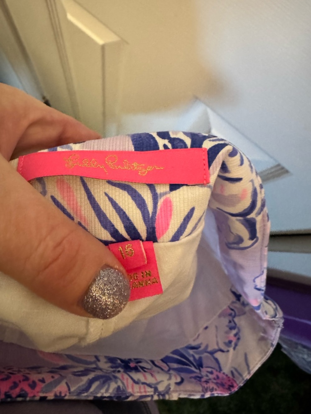 EUC Lilly Pulitzer Patty Skort Lilac Verbena Trunks in the Air 🐘🍍🌺 - Picture 6 of 6